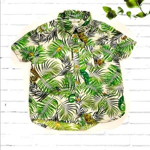 Boys VIVE LES VACANCES Button Down Top size 2